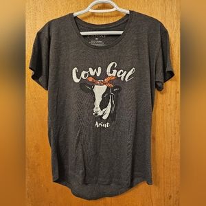 Ariat Size M Cow Tshirt